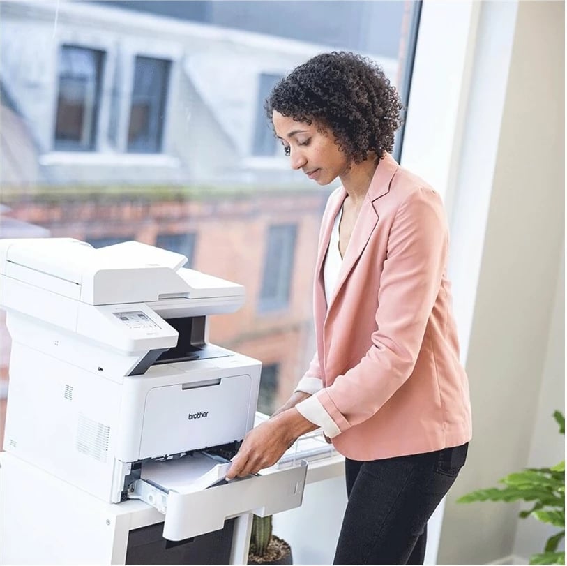 Printer multifunksional Brother MFC-L5710DWRE1, Laser, Monokrom, Wi-Fi, Bardhë