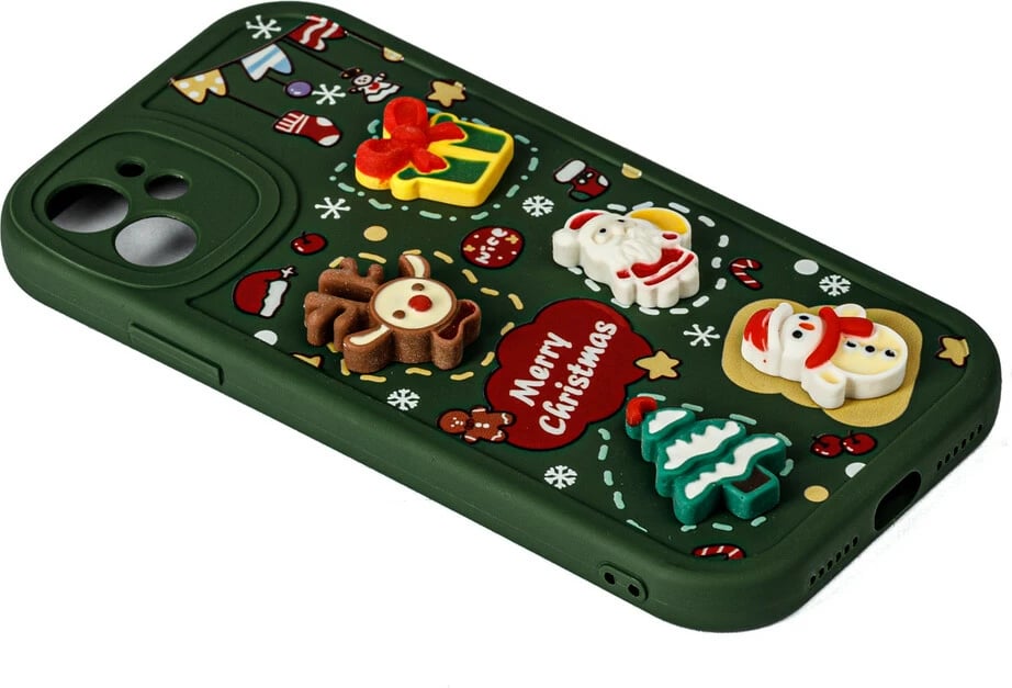 Fotroll për telefon TECH TIME Christmas Edition Green (IP11)