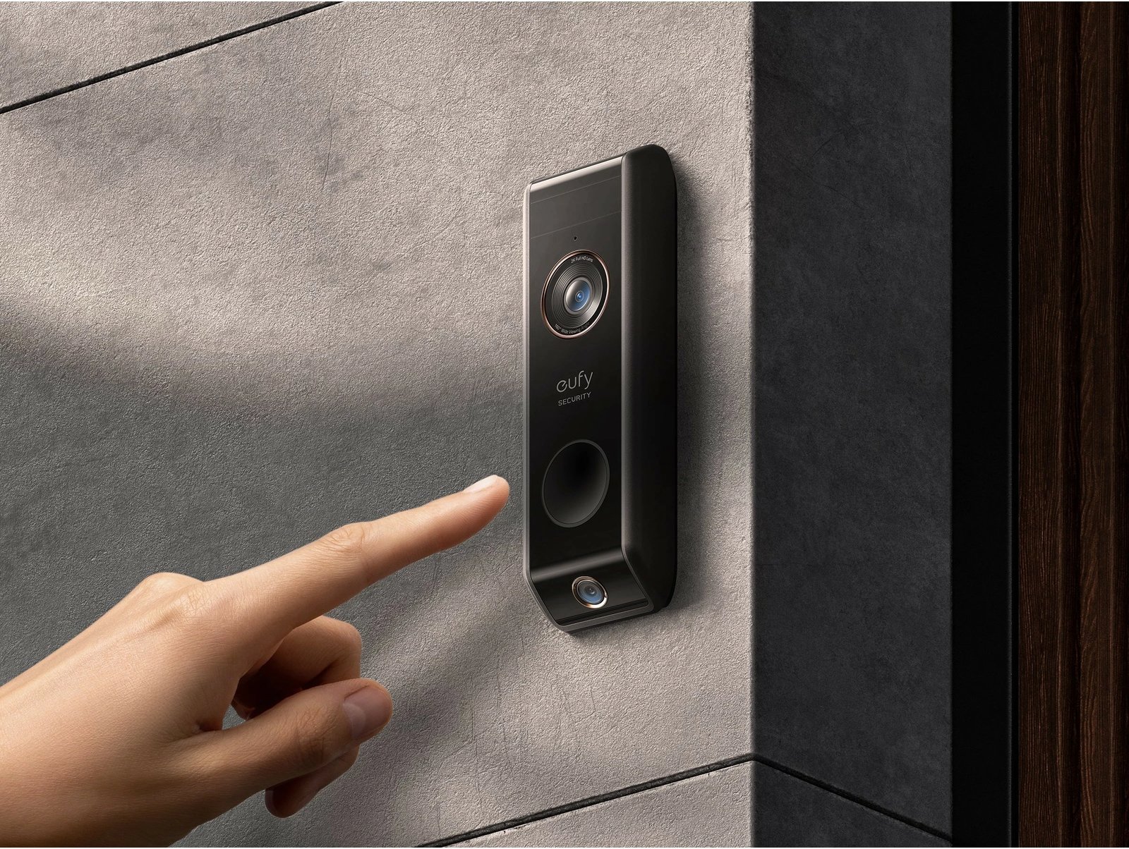 Video derë EUFY Video Doorbell Dual, Wi-Fi, 2560x1920, e zezë Video derë EUFY Video Doorbell Dual, Wi-Fi, 2560x1920, e zezë