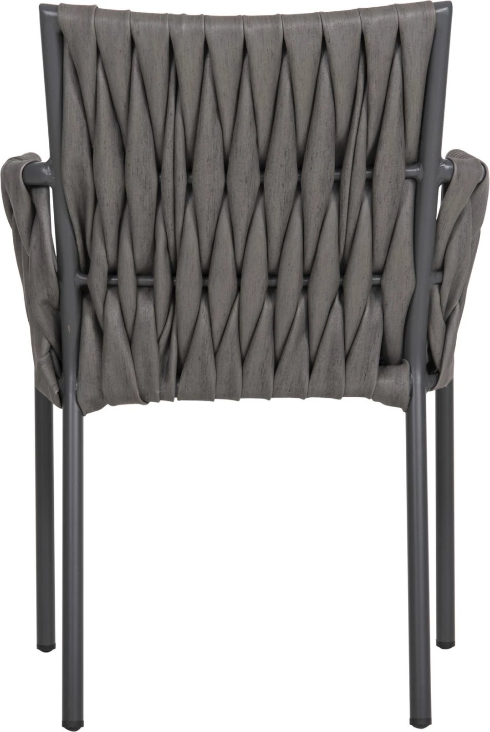 Karrige alumini MARTIN FH5564.12, kornizë antracit dhe ratan sintetik antracit, 56x56x80H cm