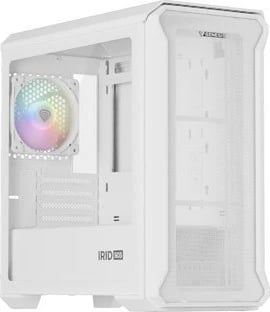 Kasë Natec Genesis IRID 503 ARGB LITE, Micro Tower, ARGB, e bardhë Kasë Natec Genesis IRID 503 ARGB LITE, Micro Tower, ARGB, e bardhë