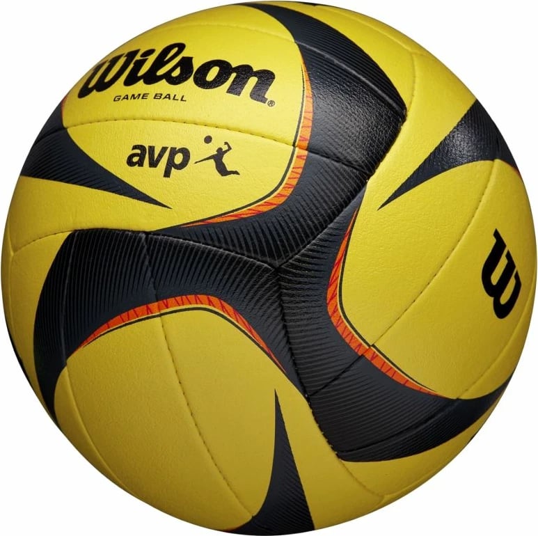 Top për volejboll Wilson, i zi me të verdhë