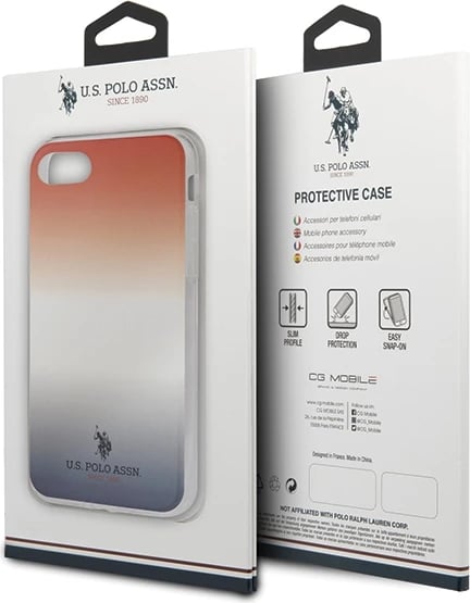 Mbështjellës U.S. Polo Assn. USHCI8TRDGRB për iPhone 7/8/SE 2020/SE 2022/6/6S, Pattern Gradient, kuqe-kaltër Mbështjellës U.S. Polo Assn. USHCI8TRDGRB për iPhone 7/8/SE 2020/SE 2022/6/6S, Pattern Gradient, kuqe-kaltër