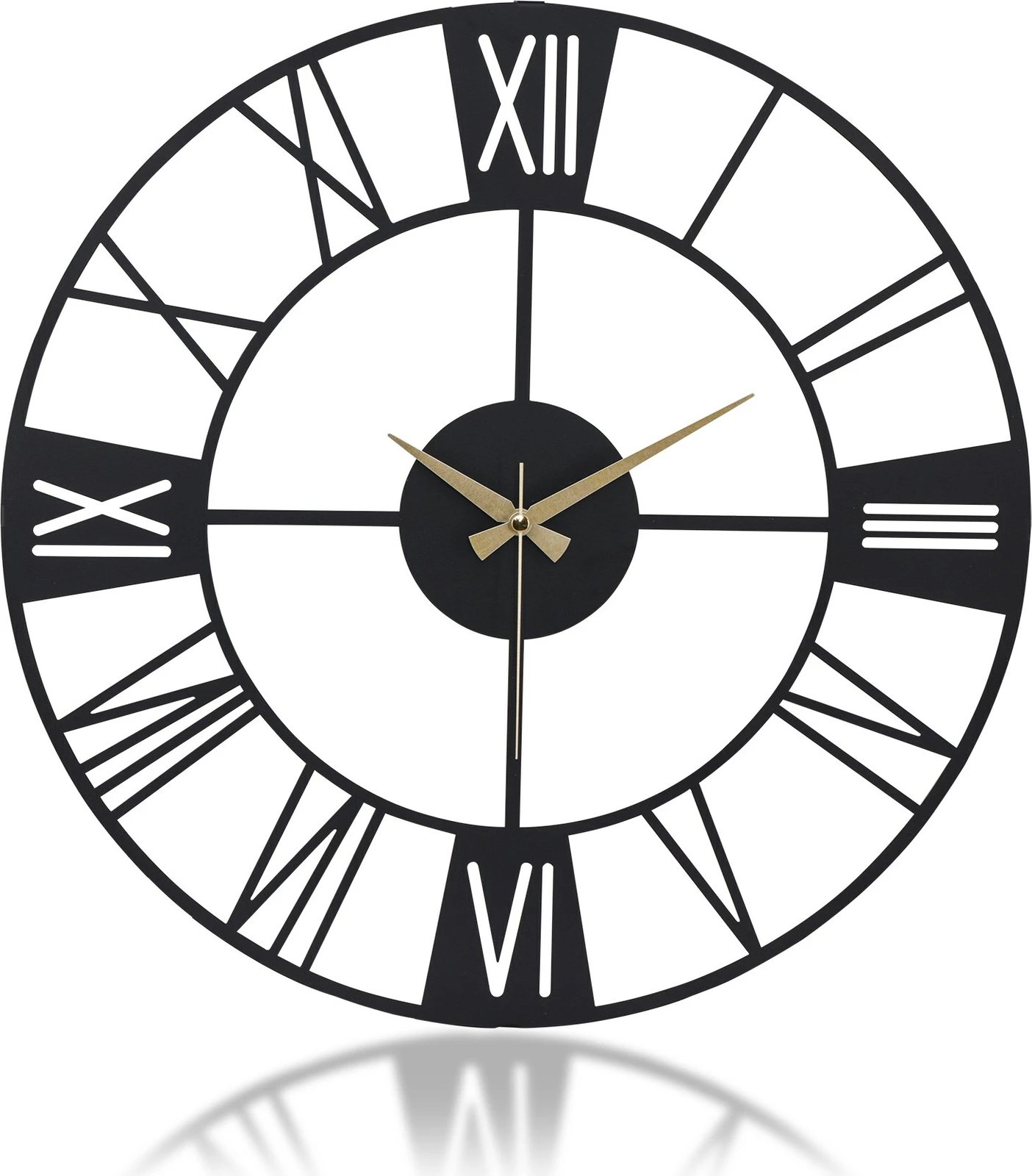 Orë muri dekorative metalike Wallity, New Roma, e zezë