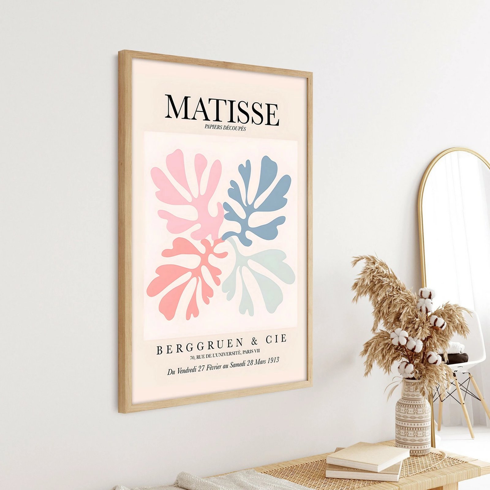 Pikturë dekorative me kornizë MDF, shumëngjyrëshe, Wallity Huhu290, 30x40cm