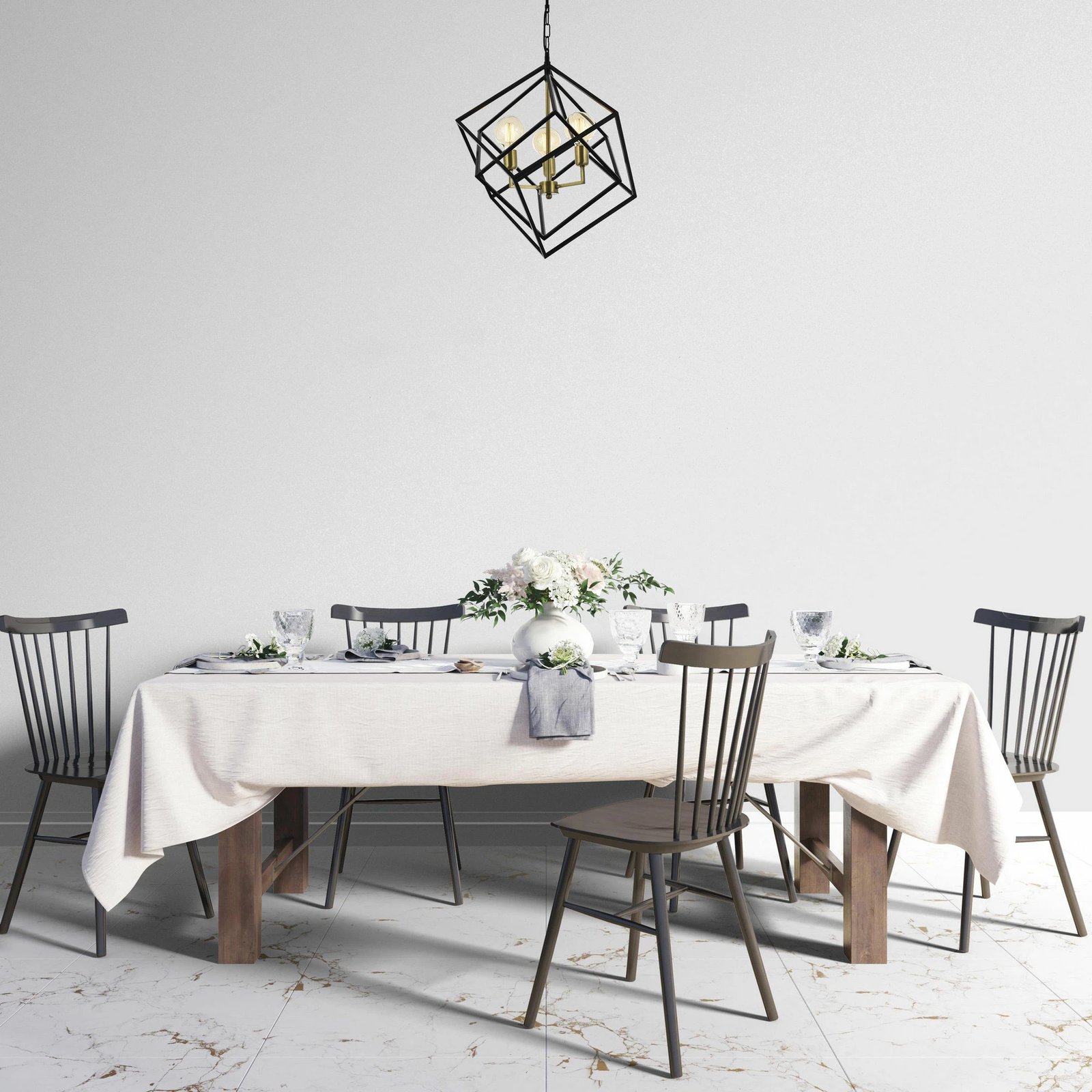 Llambë tavani Opviq, AV-1722-3BSY, metalike, e zezë dhe ari