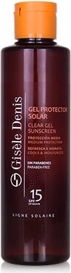 Krem mbrojtës nga dielli unisex Gisèle Denis Clear Gel SPF15, 200ml