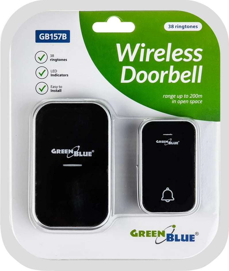 Zile dere pa tela GreenBlue GB157 B, pa bateri, IP44, e zezë