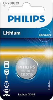 Philips Bateri CR2016 mini litium