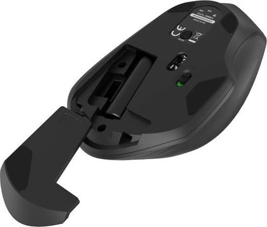 Maus wireless Natec Siskin 2, 1600 DPI, Bluetooth 5.0 + 2.4 GHz, i zi