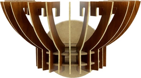 Llambë muri Opviq, ngjyrë arre, model 209-TK Llambë muri Opviq, ngjyrë arre, model 209-TK