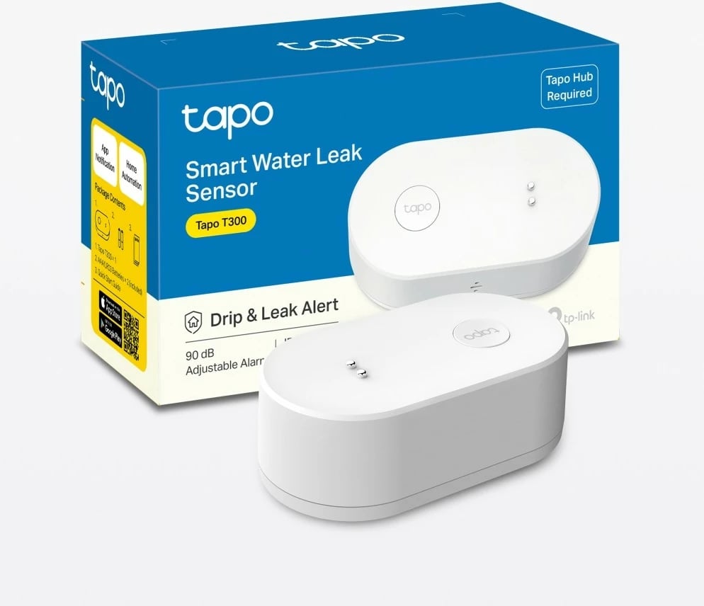 Sensor i ujit TP-LINK Tapo T300, i bardhë