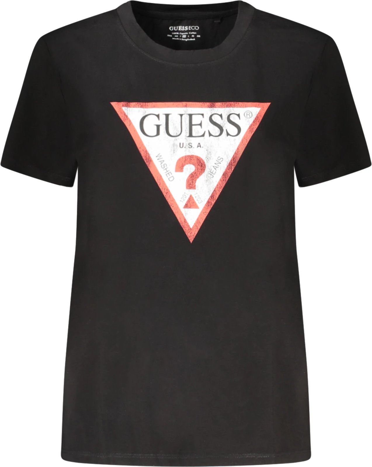 Maicë GUESS JEANS për femra, e zezë