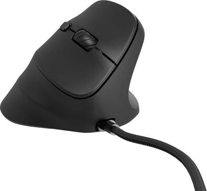 Maus vertikal Natec CRAKE 2 PRO, 12800 DPI, me kabllo, RGB, i zi