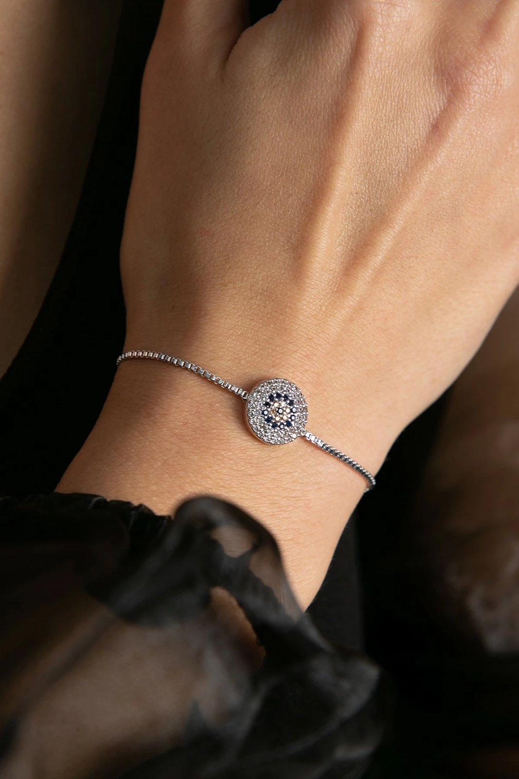 Byzylyk metalik Elika, CBL9484, ngjyrë argjendi