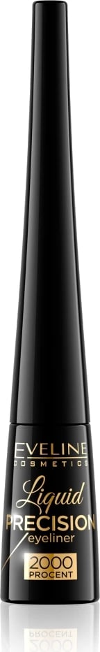 Eyeliner i lëngshëm Eveline Cosmetics Liquid Precision Liner 2000 Percent Waterproof Contour Pen black 4ml