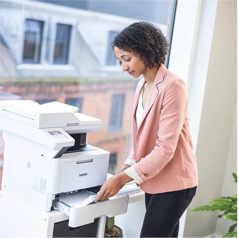Printer multifunksional Brother MFC-L5710DWRE1, Laser, Monokrom, Wi-Fi, Bardhë