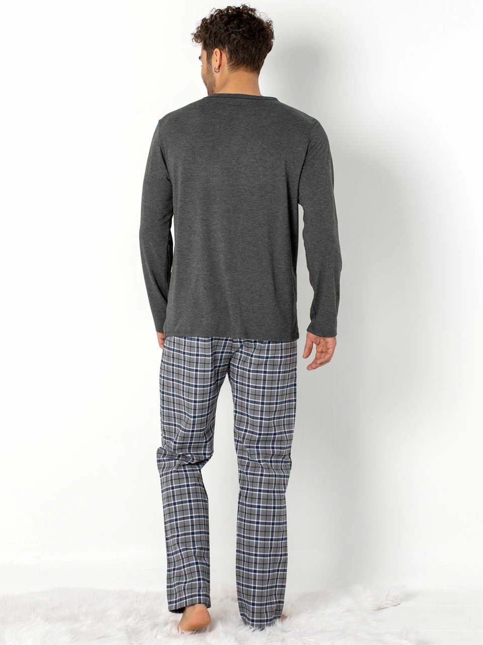 Set pizhamash për burra, Jumeon, 002-000305, anthracite