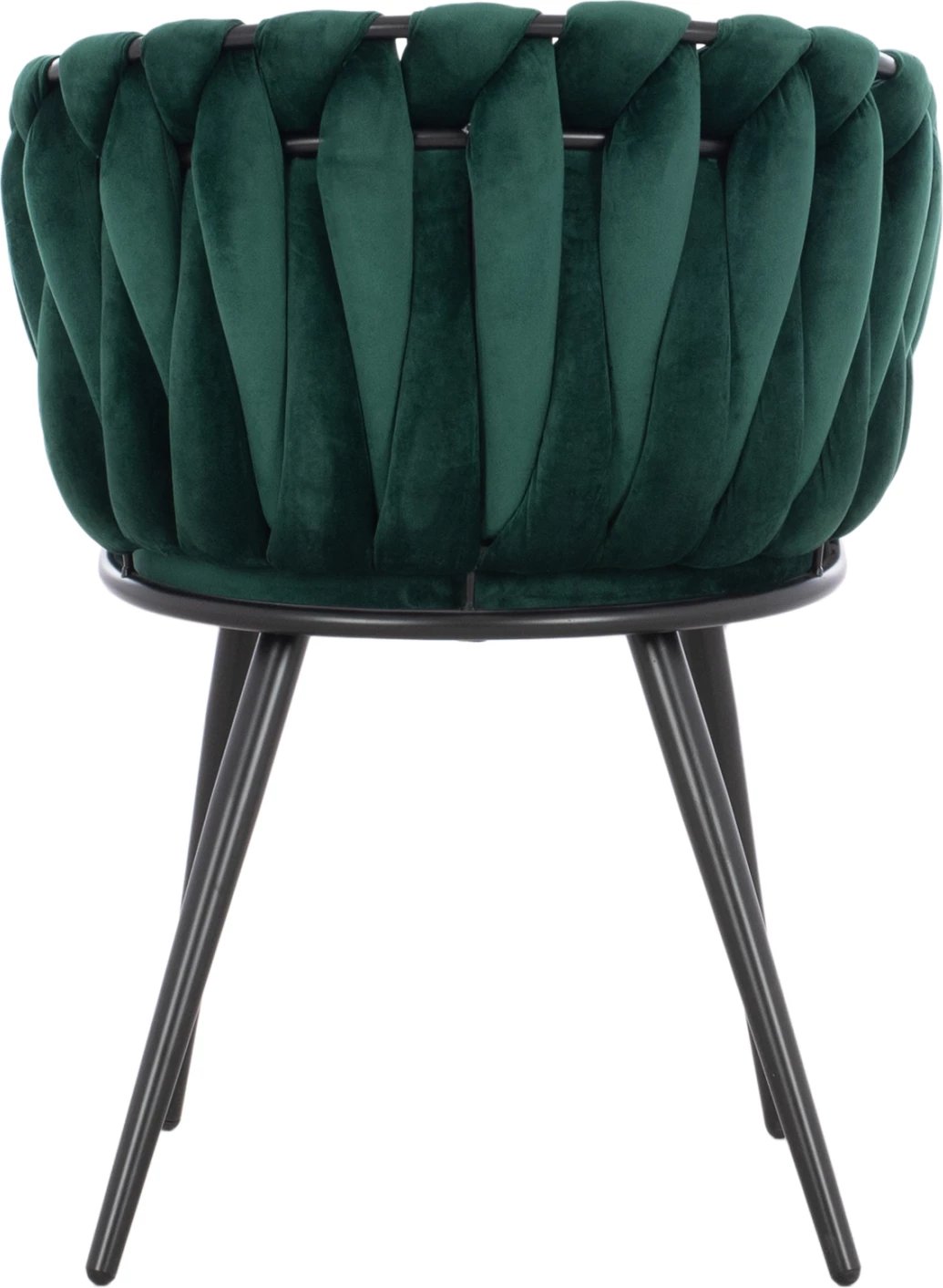 Poltronë Luanda, kadife, ngjyrë selvi, këmbë metalike, FH8741.03, 60x54x78 cm, set prej 2 copë