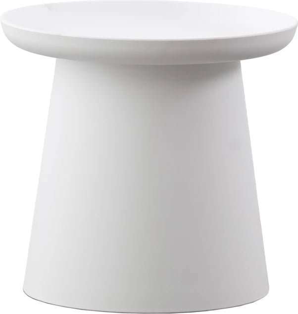 Tavolinë kafeje Tech, e bardhë, 50x50x46.5