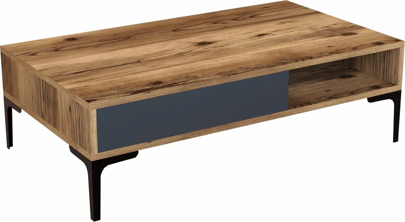 Tavolinë kafeje Hanah Home, Istanbul, ngjyrë arre dhe antracit