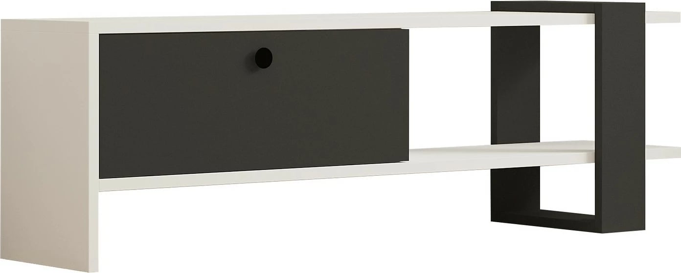Komodë TV Hanah Home, Funda, anthracite dhe e bardhë
