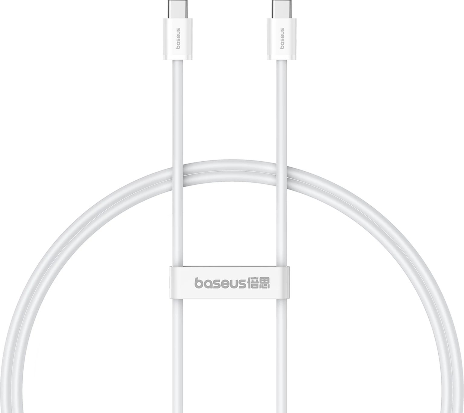 Kabllo USB-C në USB-C Baseus Superior Series II, 1m, 30W, Bardhë