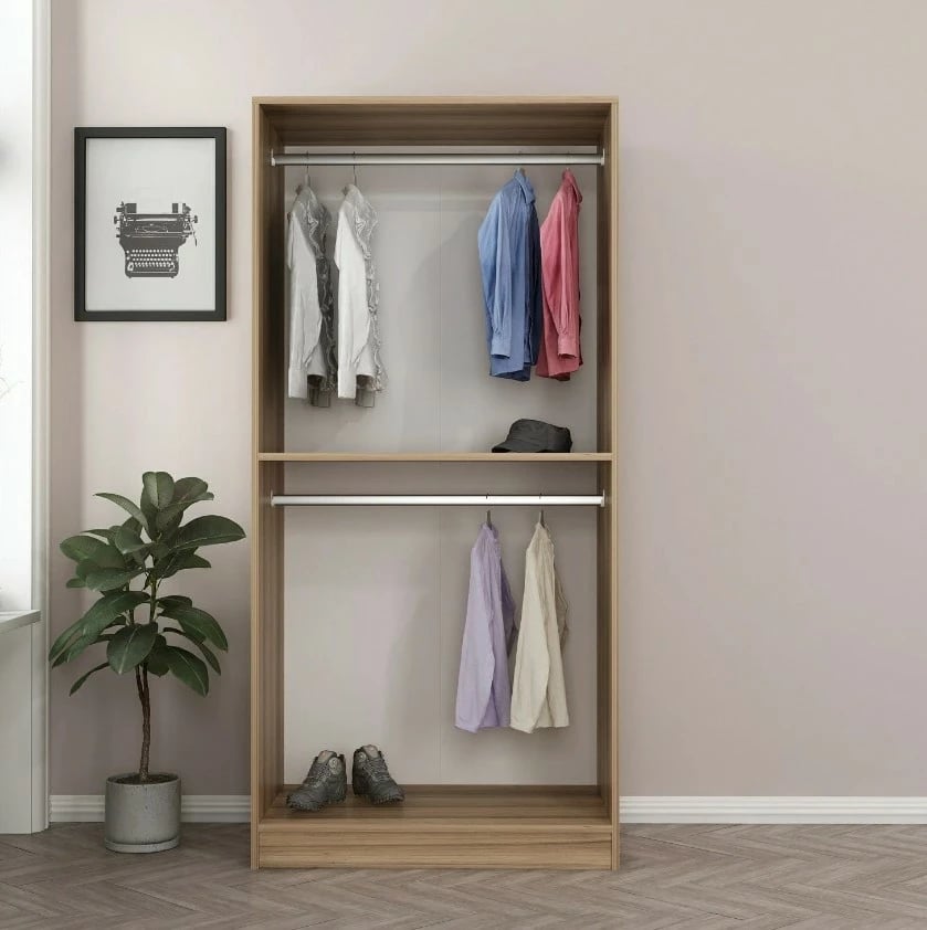 Dollap Hanah Home, Kale Plus, ngjyrë lisi, 210cm