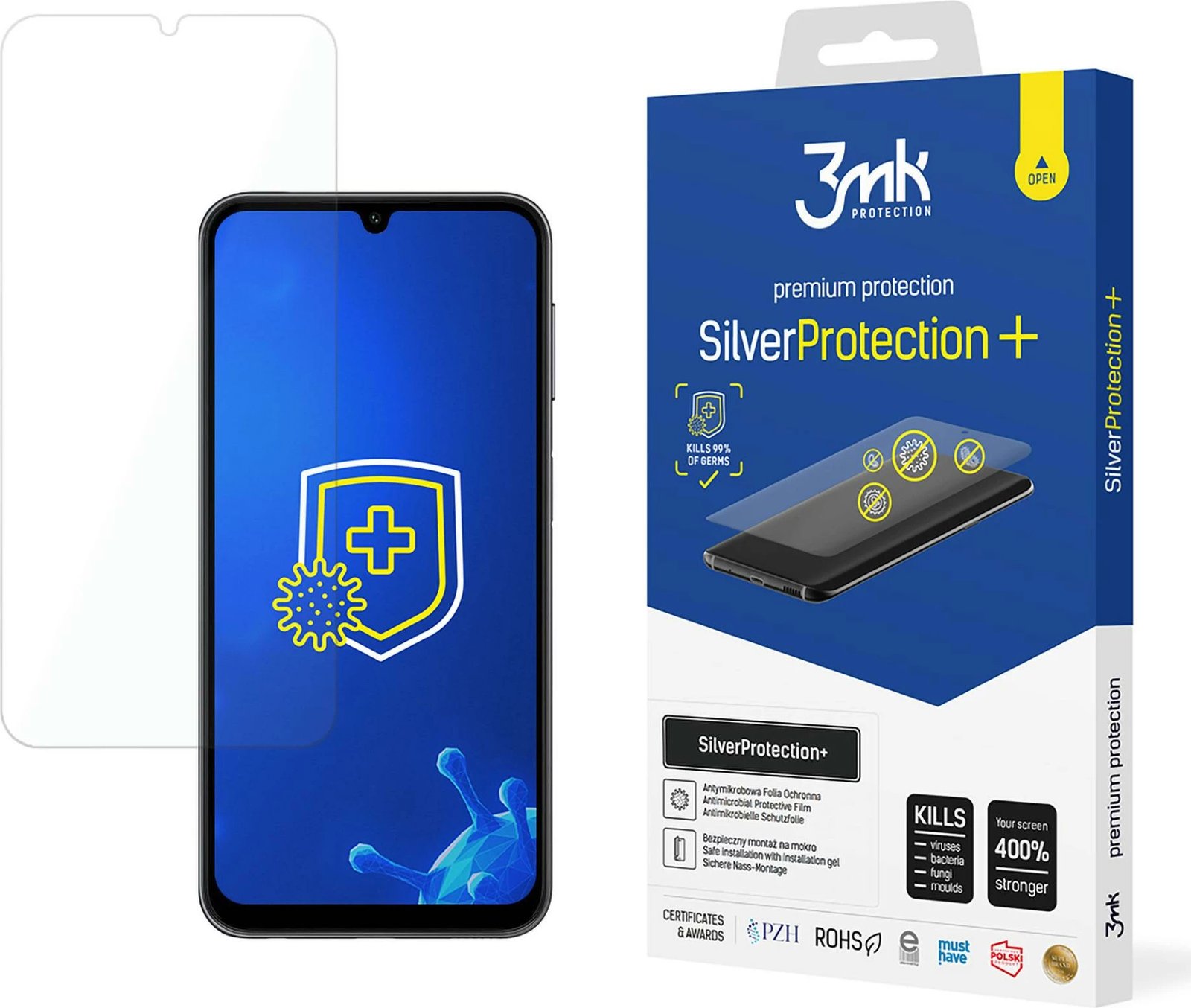 Folje mbrojtëse 3mk SilverProtection+ për Samsung Galaxy A25 5G