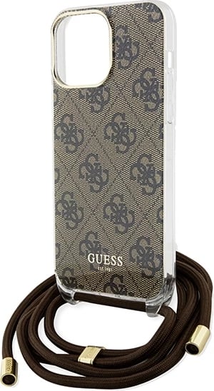 Mbështjellës Guess Crossbody Cord 4G Print për iPhone 15 Pro Max, Kafe Mbështjellës Guess Crossbody Cord 4G Print për iPhone 15 Pro Max, Kafe