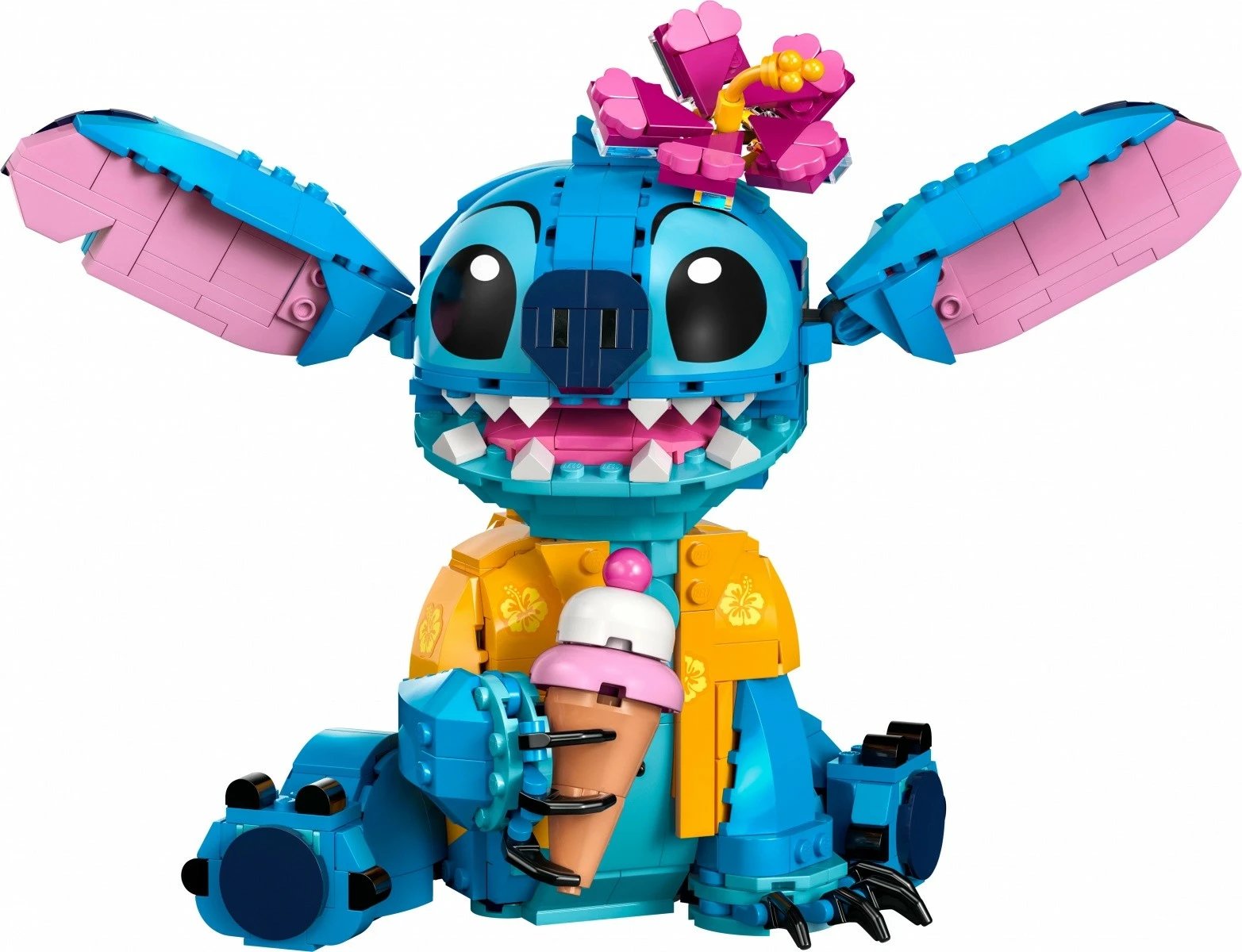 Set ndërtimi LEGO Disney Stitch 43249, 730 pjesë, për fëmijë dhe adhurues, Blu