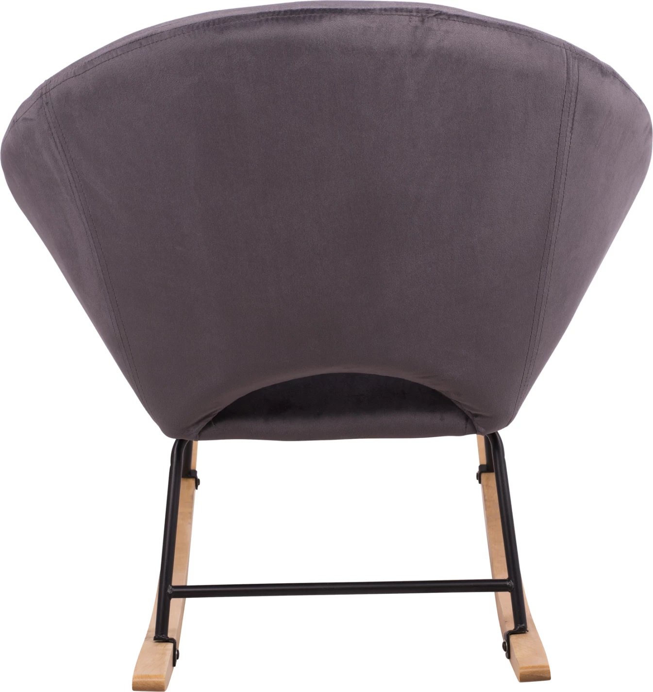 Karrige lëkundëse kadifeje Paulina FH8399.01, gri, 76x86x76cm