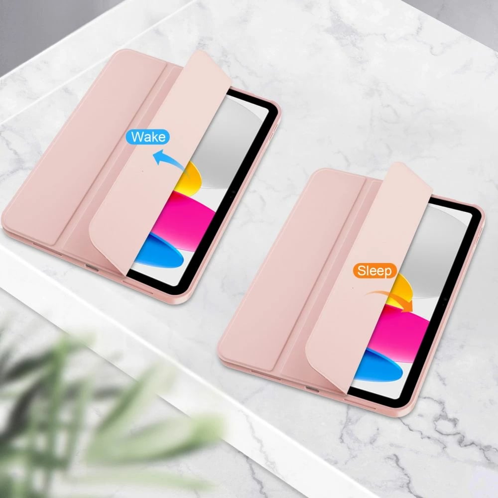 Mbështjellës Tech-Protect SC Pen për iPad 10.9" (2022), silikon, rozë e çelur