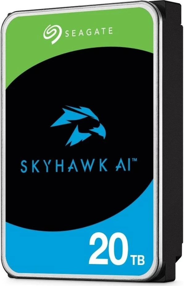 Disk Seagate SkyHawk AI 20TB, Serial ATA III, 3.5", green-grey