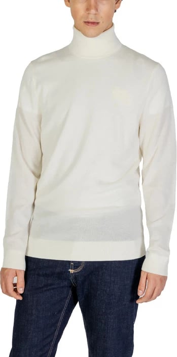 Xhemper për meshkuj Calvin Klein Jeans, të bardhë
