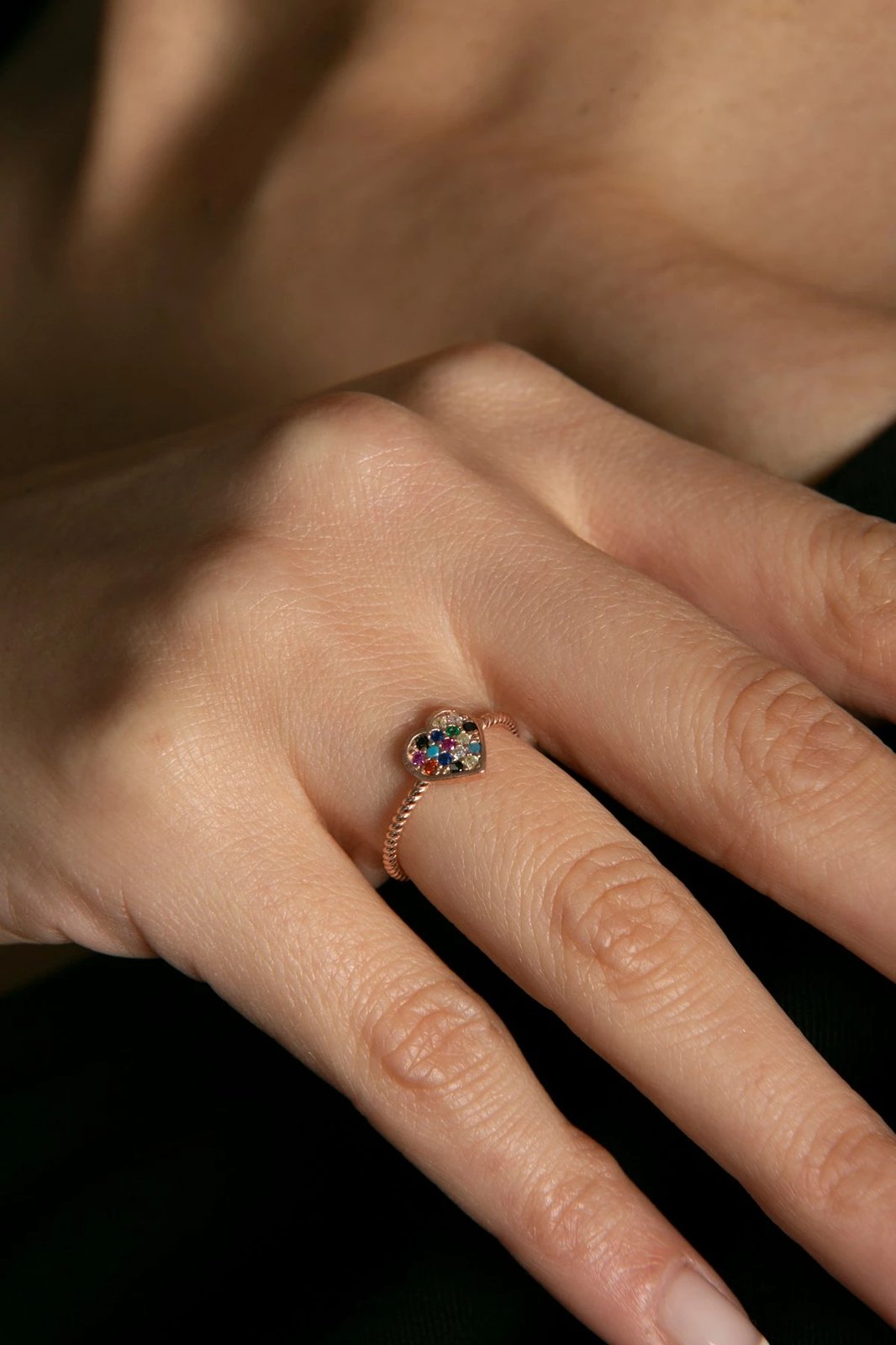 Unazë argjendi Elika Silver, ngjyrë rozë ari, FA182784