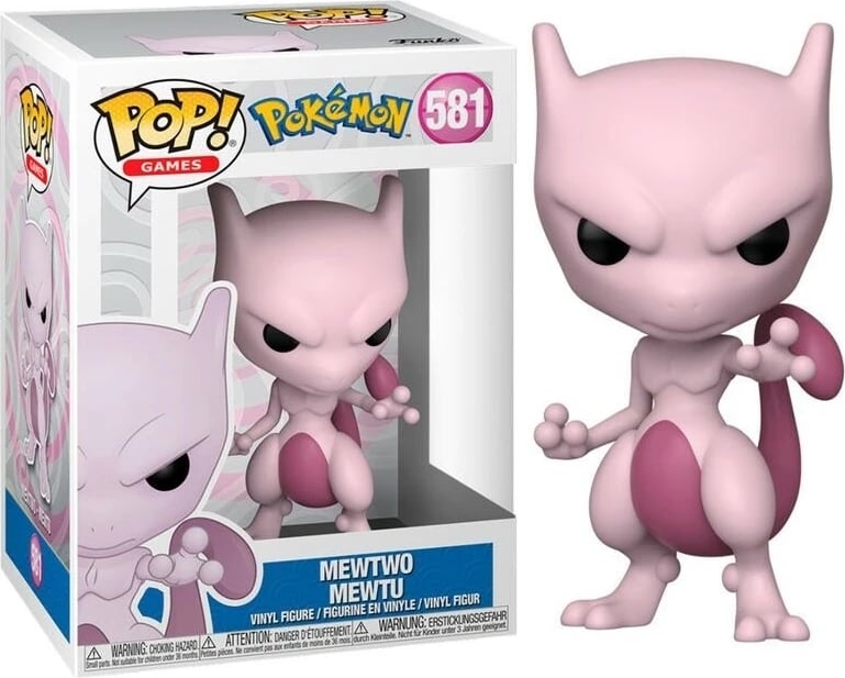 Figurë Funko POP Pokemon Mewtwo, Tm Toys, 9 cm, Vinyl