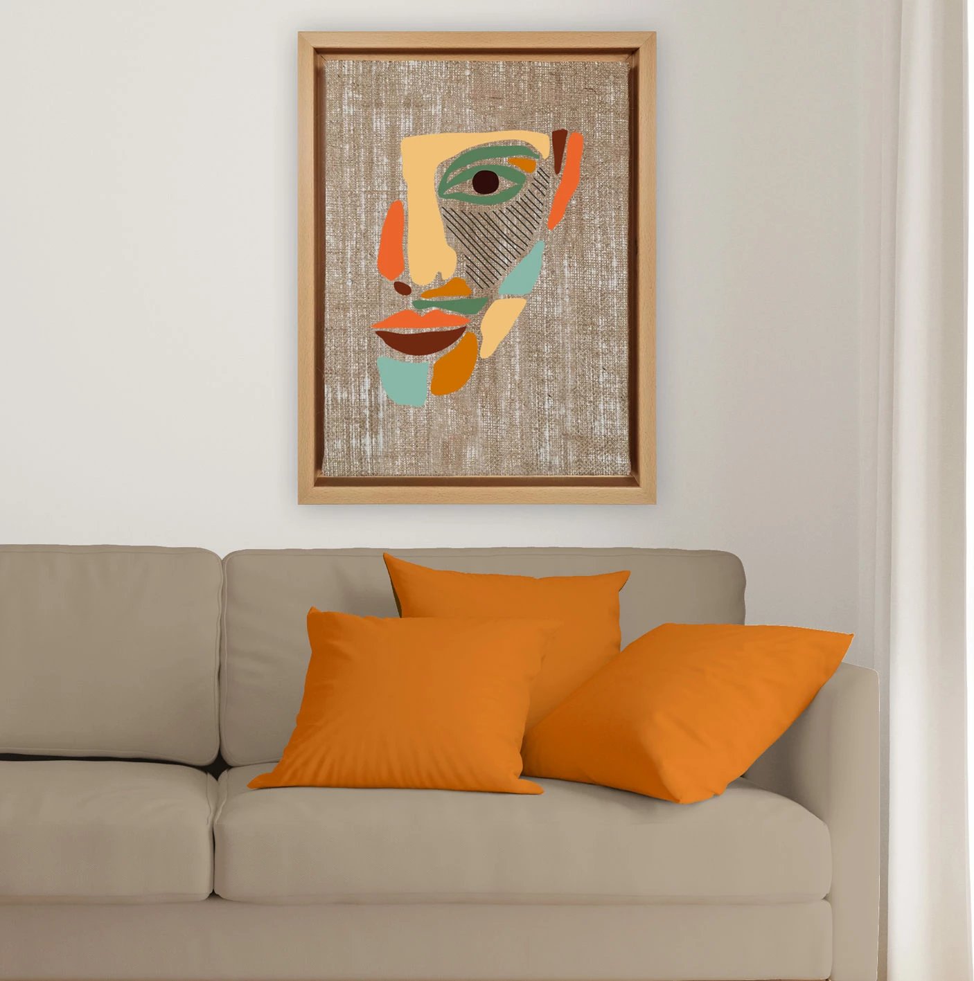 Pikturë dekorative në kanavacë, shumëngjyrëshe, Wallity LNJ219278569213, 36x46cm