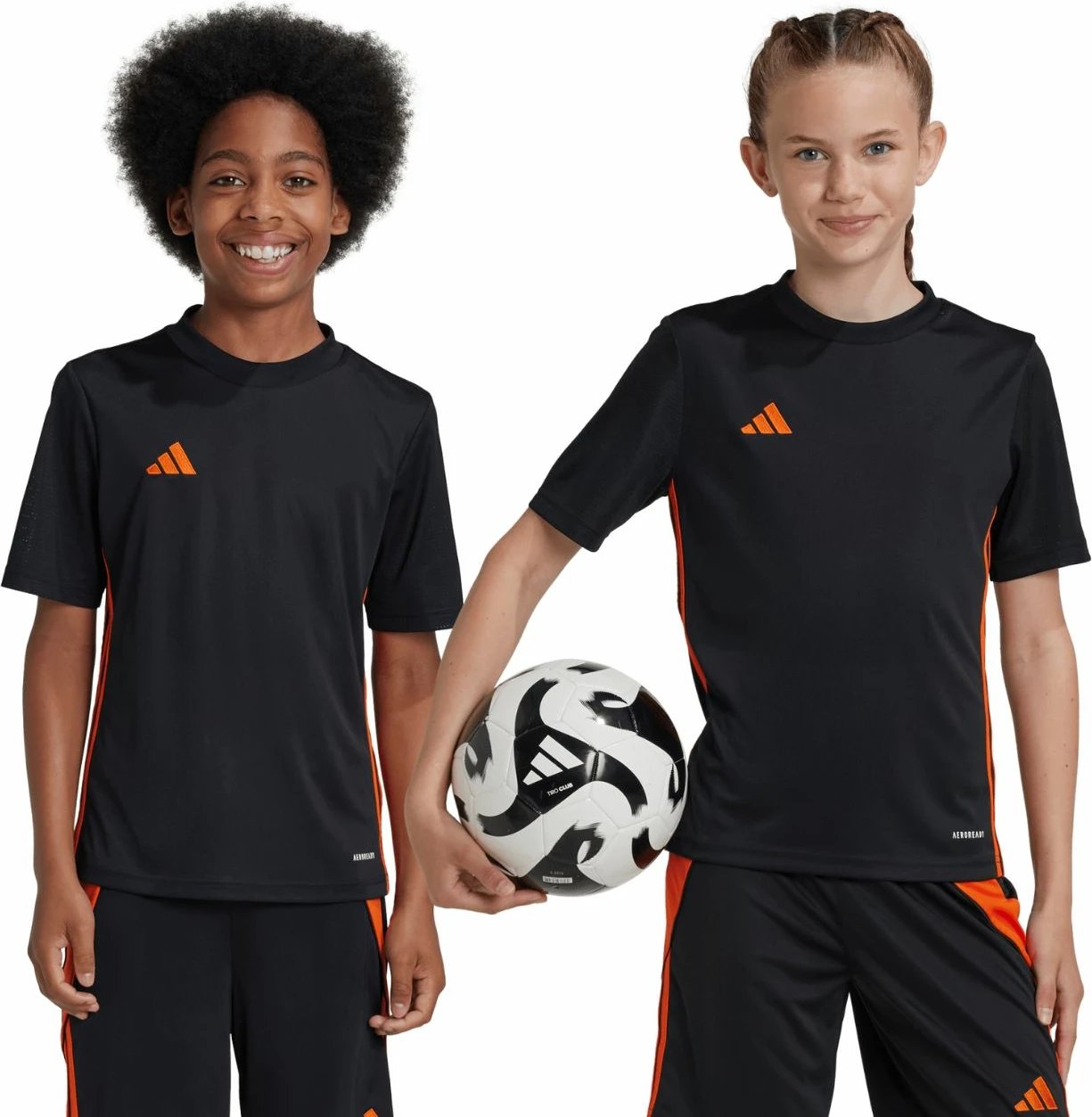 Fanellë për fëmijë adidas, e zezë