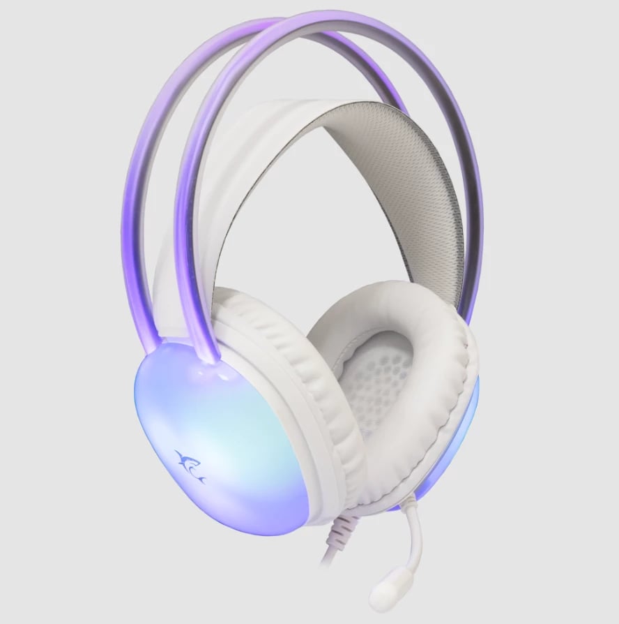 Kufje Gaming White Shark GH-2444 PEACOCK-2, të bardha
