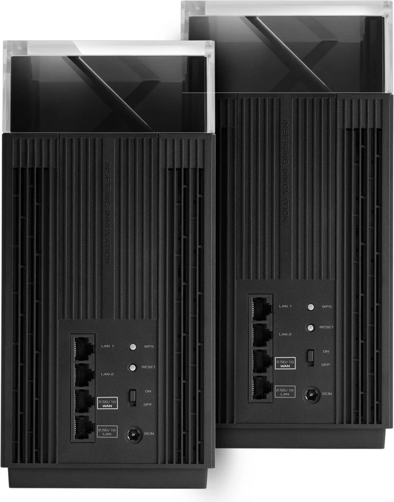 Router mesh Asus ZenWiFi Pro ET12, WiFi 6E AX11000, 2 copë, Zi