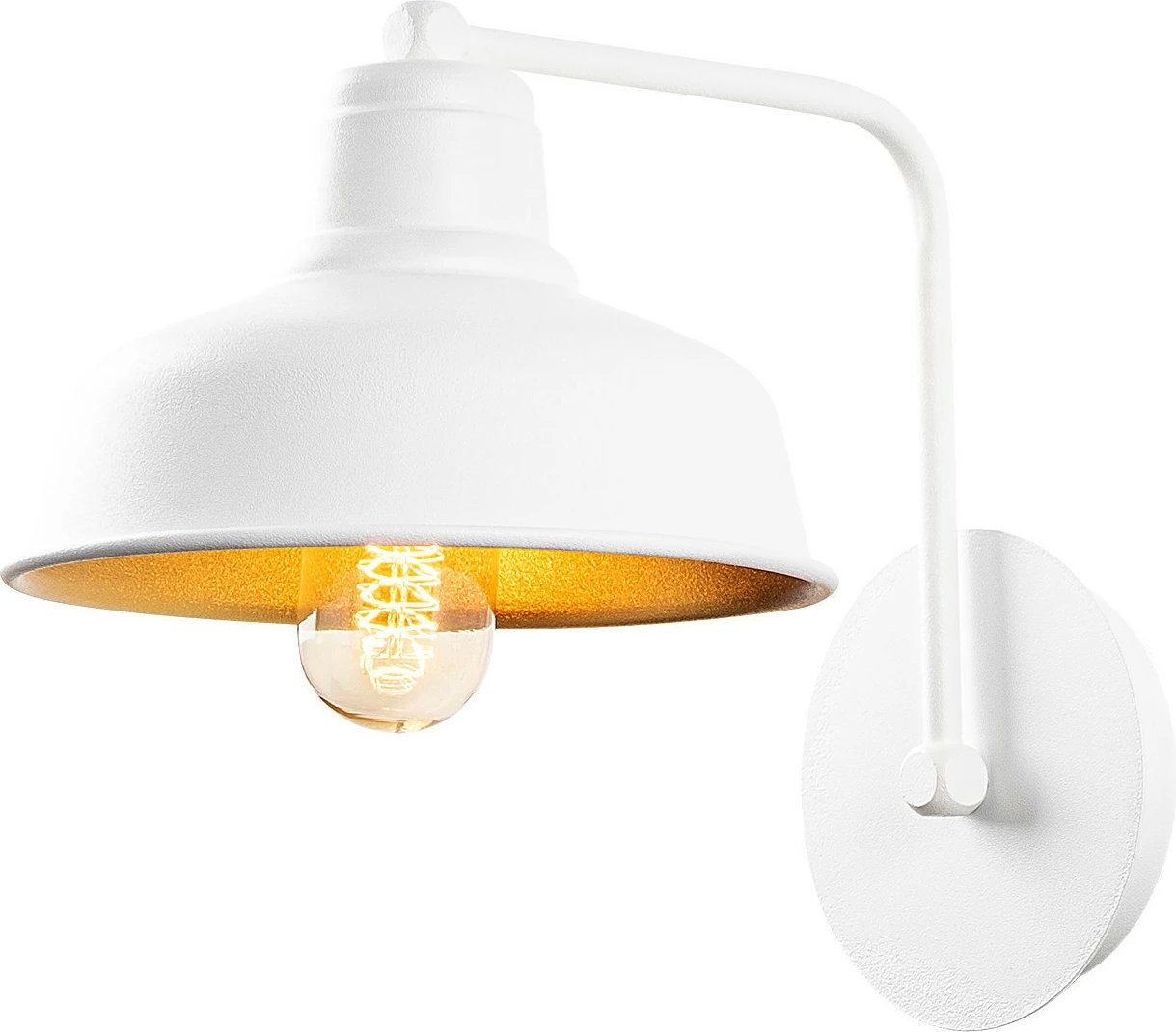 Llambë muri Opviq, Berceste, e bardhë, 181WHITE-A Llambë muri Opviq, Berceste, e bardhë, 181WHITE-A