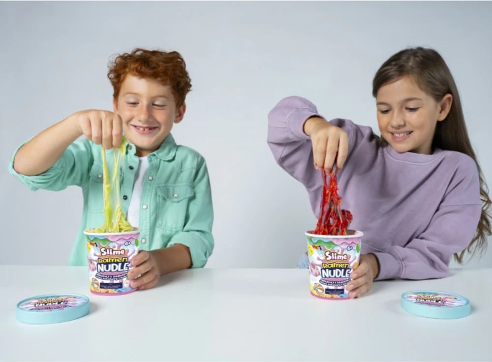 Set lodër slime Epee Slime Ramen Noodle, shumëngjyrëshe