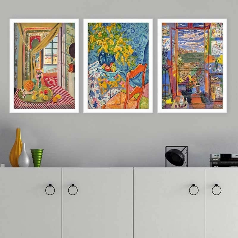 Pikturë dekorative me kornizë (3 copë), Wallity, 3BC_UN1535378_3545