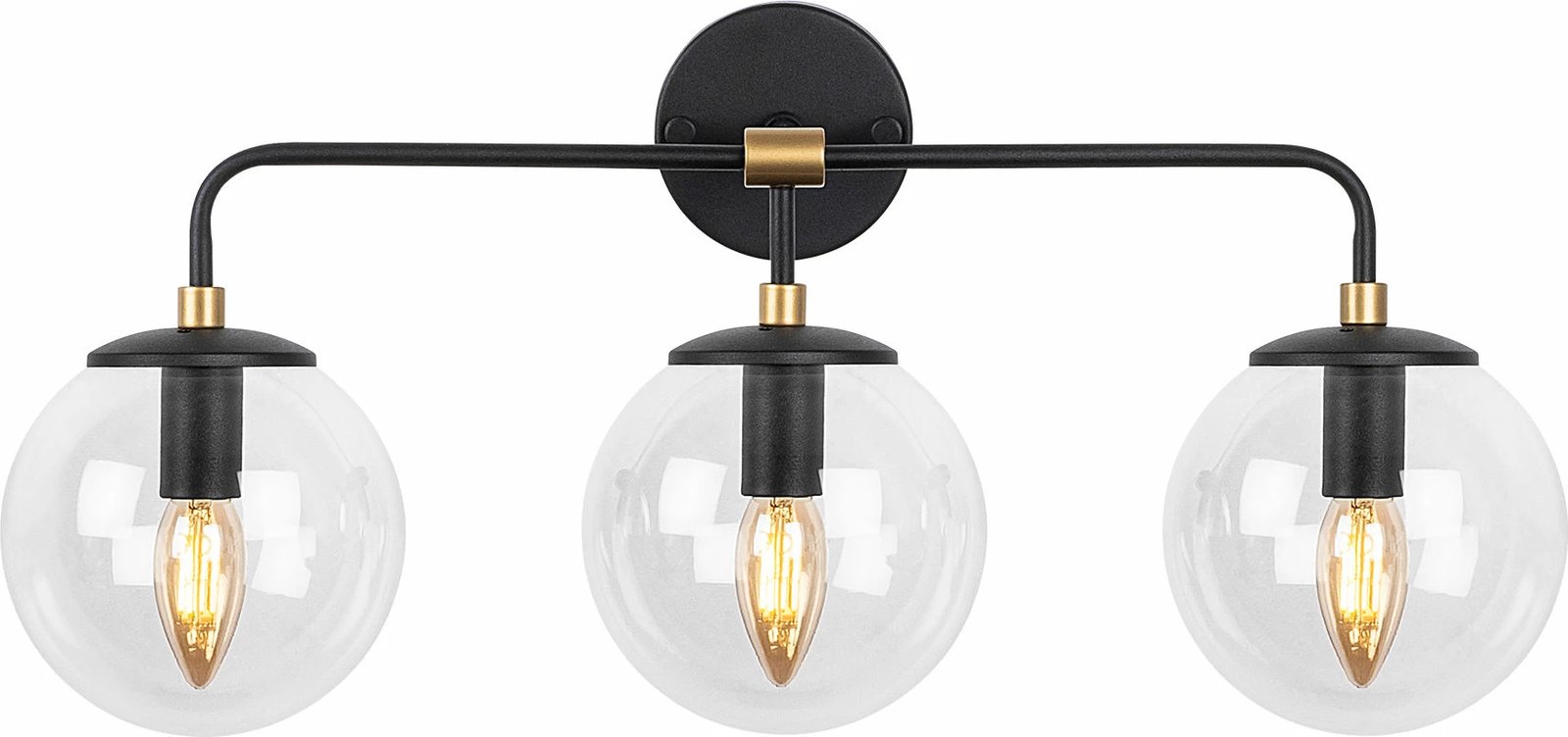 Llambë muri Opviq, Horn - 12208, ngjyrë e zezë, antike