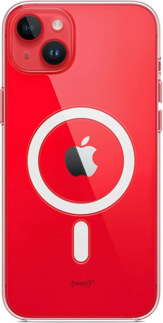 Mbështjellës Apple MagSafe për iPhone 14 Plus, Transparent