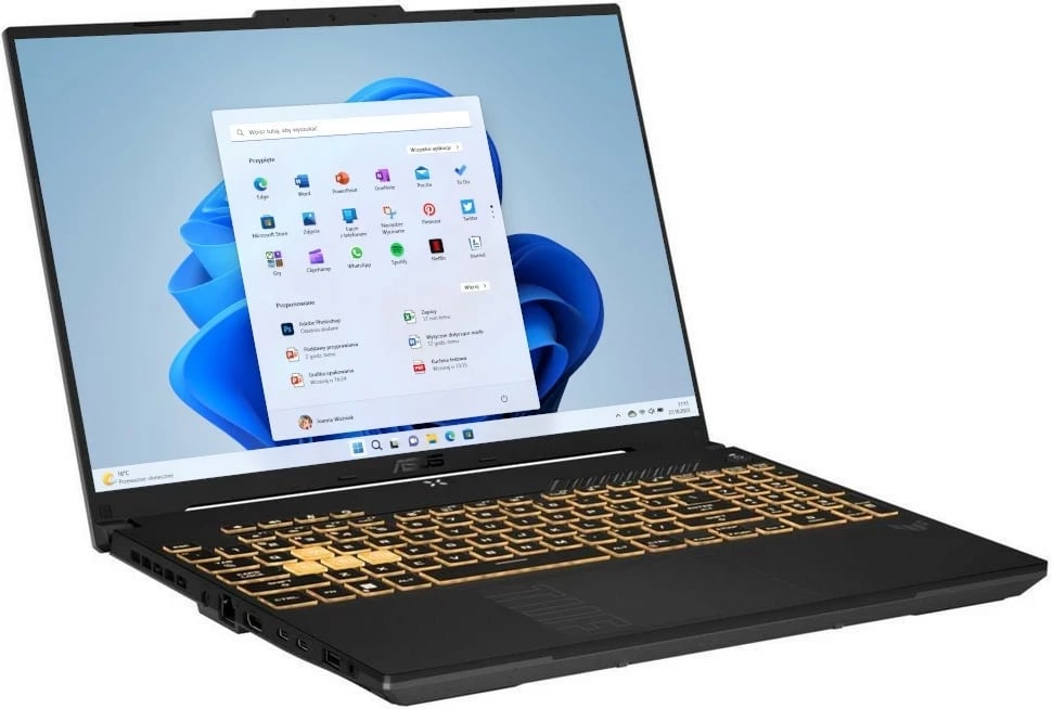 Laptop Asus TUF Gaming F16 FX607JV-N3186W, i7-13650H, 16GB RAM, 1TB SSD, RTX 4060, Gri