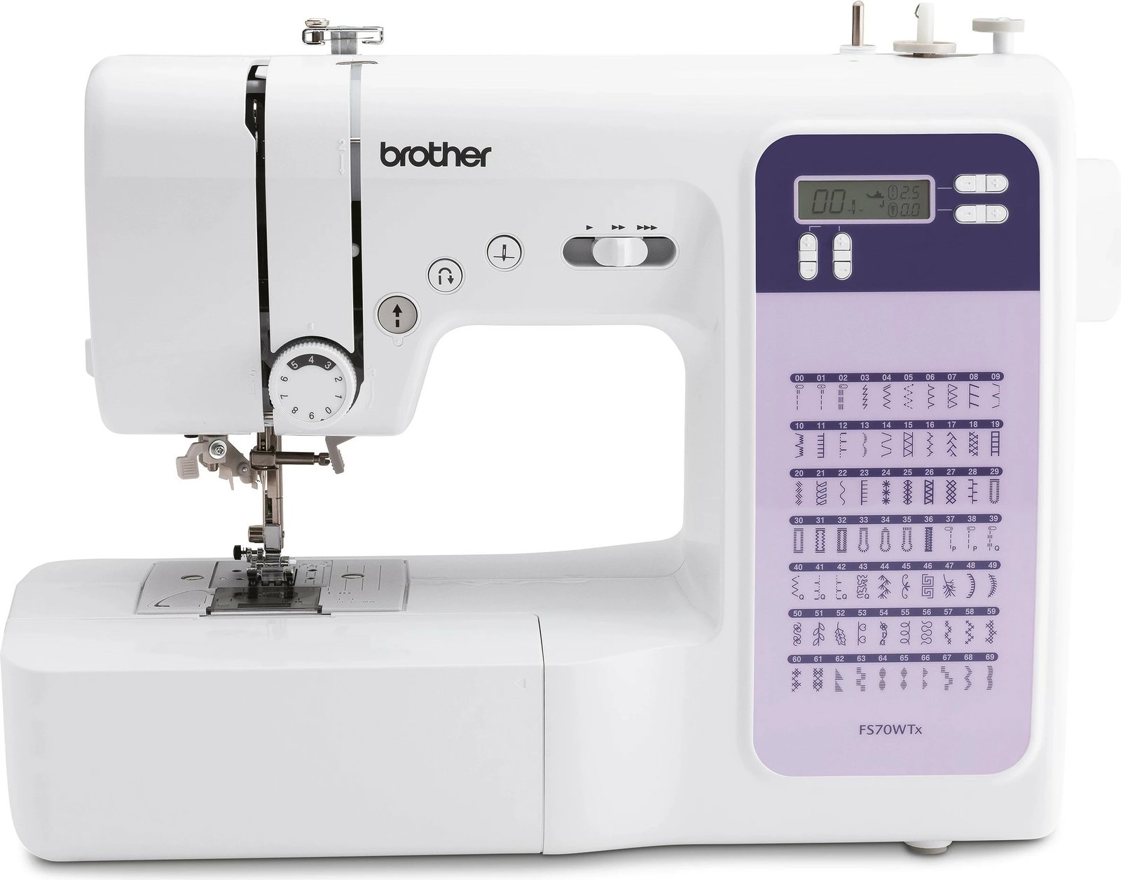Makine qepëse Brother FS70WTx elektronike e bardhë