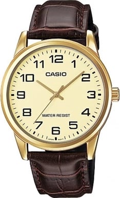 Orë dore për meshkuj CASIO COLLECTION Mod. ONLY TIME, gold, champagne