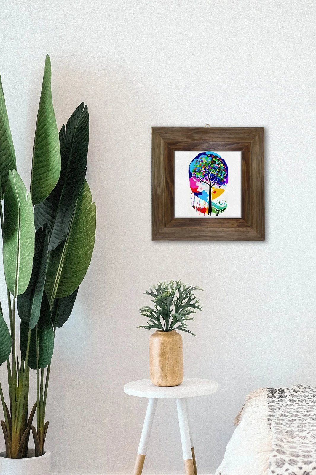 Pikturë dekorative me kornizë, shumëngjyrëshe, Artvessakaro40